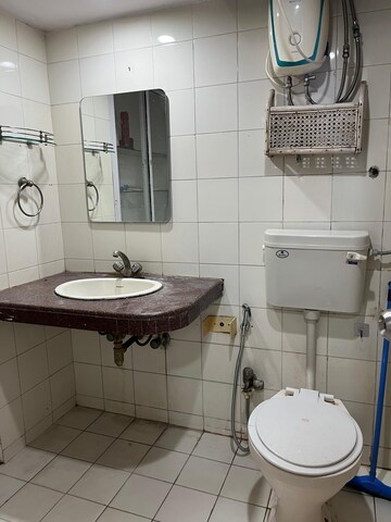 Bathroom in 1 RK Apartment at Piccadilly 1 CHS, Goregaon East – for Rent