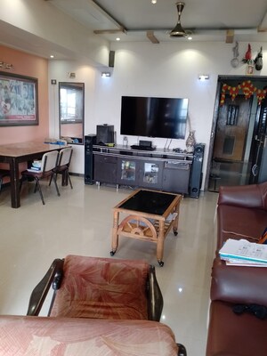 Living Room in 4 BHK Apartment at Kalwa – for Sale