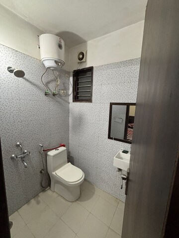 Bathroom in 3 BHK Builder Floor at Ansal Sushant Lok I, Sector 43 – for Rent