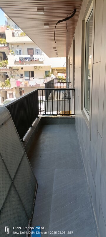 Balcony in 3 BHK Builder Floor at Janakpuri – for Sale