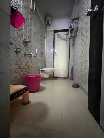 Bathroom in 2 BHK Apartment at Parsik Nagar – for Sale