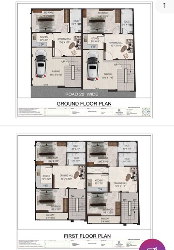 Floor Plan in 4 BHK Villa at Mahamanapuri Colony – for Sale