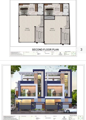 Floor Plan in 4 BHK Villa at Mahamanapuri Colony – for Sale