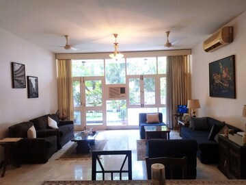 Living Room in 4 BHK Apartment at Greater Kailash I – for Rent