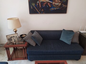 Living Room in 4 BHK Apartment at Greater Kailash I – for Rent