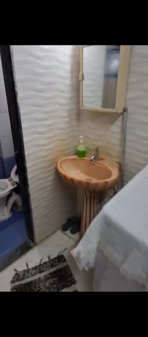 Bathroom in 1 BHK Apartment at Vasai Blossom, Vasai West – for Sale