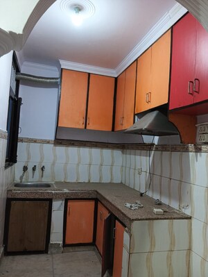 Kitchen in 2 BHK Builder Floor at Mahavir Enclave 1 – for Sale