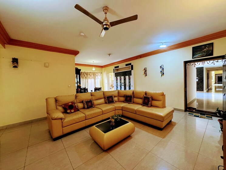 Living Room, godrej-woodsman-estate 3 Bedroom 1790 Sq.Ft. Apartment In Hebbal Bangalore 8615144