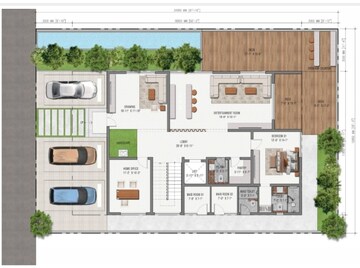 Floor Plan in 4 BHK Villa at Tukkuguda – for Sale