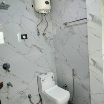 Bathroom in 1 RK Builder Floor at Saket – for Rent