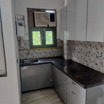 Kitchen in 1 RK Builder Floor at Saket – for Rent