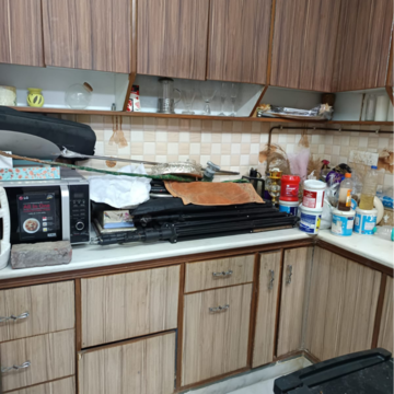 Kitchen in 2 BHK Builder Floor at Saket – for Rent