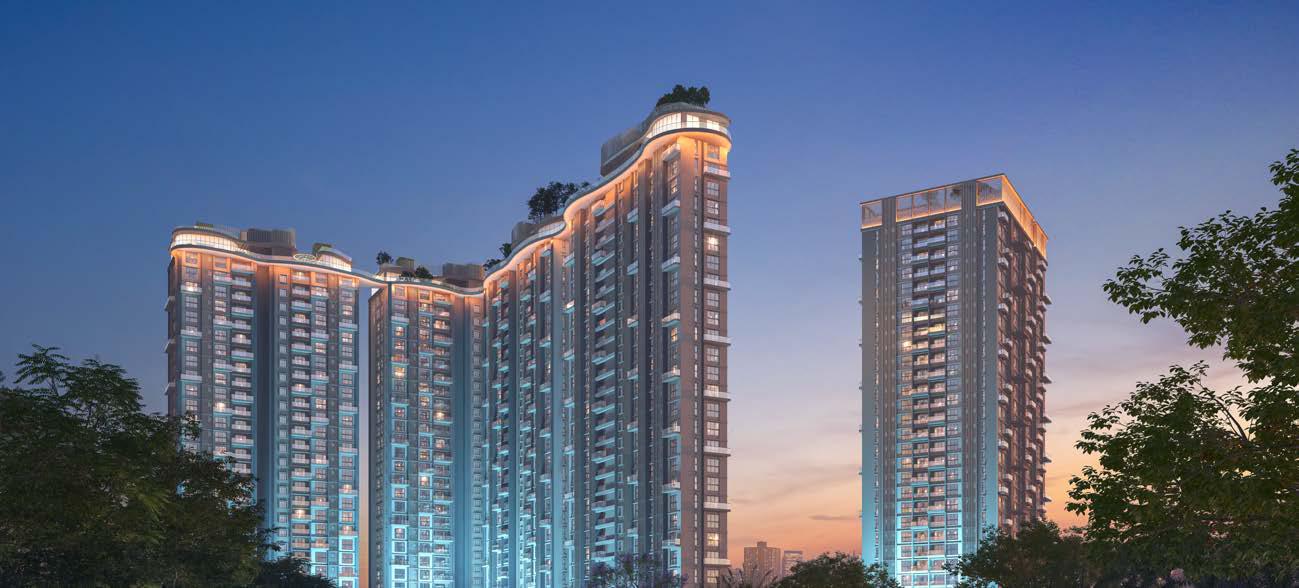 3 BHK + Servant Room Apartment For Sale in The Crown New Town