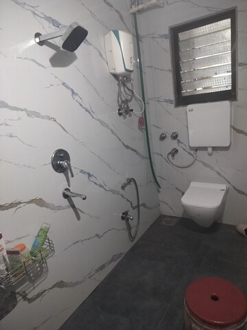 Bathroom in 2 BHK Apartment at Sector 16 Vashi – for Rent