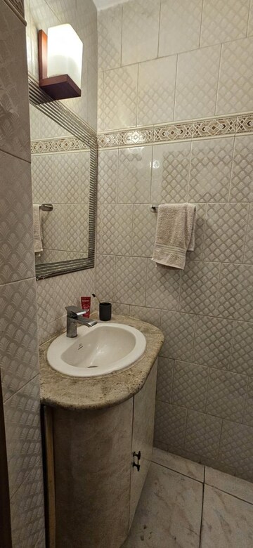 Bathroom in 4 BHK Builder Floor at Saket – for Sale