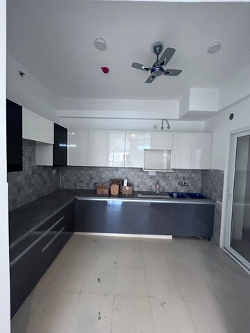 Kitchen in 3 BHK Apartment at Purvanchal Royal City II, Chi V Greater Noida – for Rent