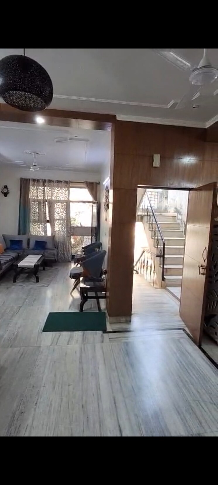 Living Room, green fields colony 3 Bedroom 200 Sq.Ft. Builder Floor In Green Fields Colony Faridabad 8615975