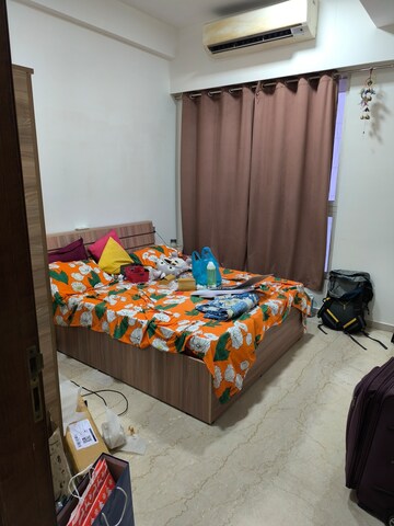 Bedroom in 3 BHK Apartment at Omkar Alta Monte, Malad East – for Rent