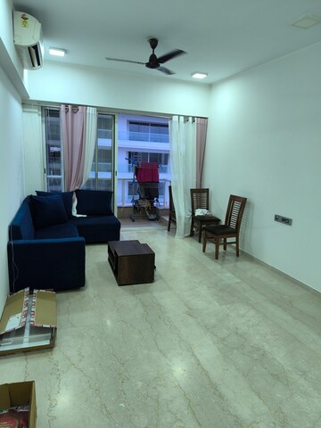 Living Room in 3 BHK Apartment at Omkar Alta Monte, Malad East – for Rent
