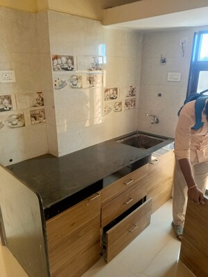 Kitchen in 1 BHK Apartment at Frenny Platinum Tower, Vasai East – for Sale