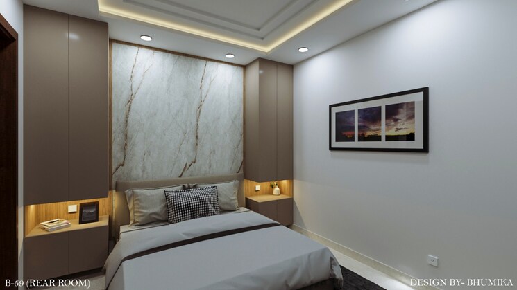 Bedroom, bptp-district 3 Bedroom 1150 Sq.Ft. Builder Floor In Sector 81 Faridabad 8616926