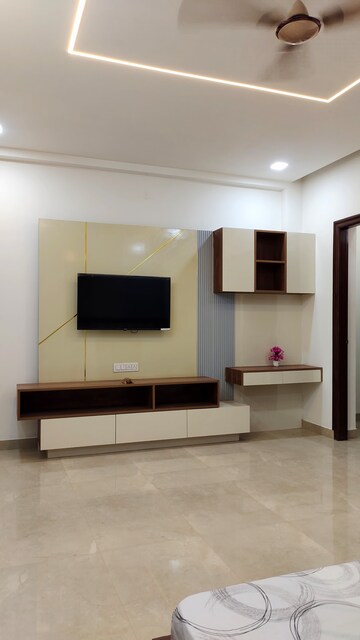 Living Room in 3 BHK Builder Floor at Dwarka Mor – for Rent