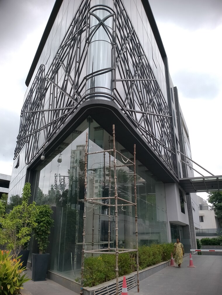 Exterior View, sas-diamond-towers Commercial Office Space 3000 Sq.Ft. In Financial District Hyderabad 8617040