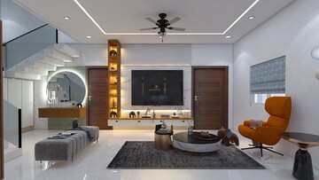 Living Room in 3 BHK Villa at Patighanpur – for Rent