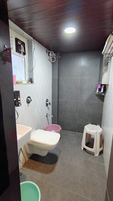 Bathroom in 2 BHK Apartment at Ani Anu Sri Balaji Enclave, Malad West – for Sale