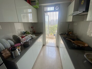 Kitchen in 1 BHK Apartment at Godrej The Trees, Vikhroli East – for Rent