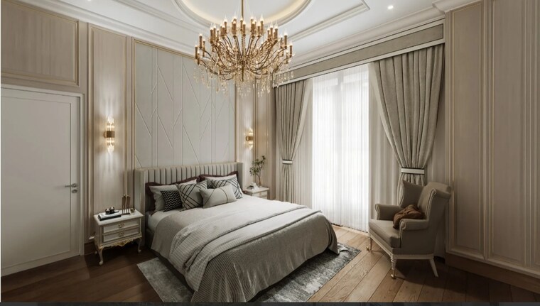 Bedroom, the-prestige-city 4 Bedroom 4463 Sq.Ft. Apartment In Siddharth Vihar Ghaziabad 8617247