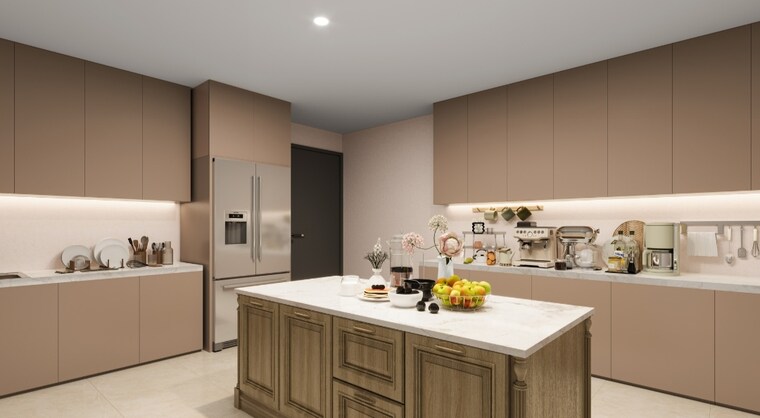 Kitchen, the-prestige-city 4 Bedroom 4463 Sq.Ft. Apartment In Siddharth Vihar Ghaziabad 8617247