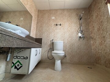 Bathroom in 3 BHK Apartment at Ajnara Homes, Sector 16b Greater Noida – for Rent