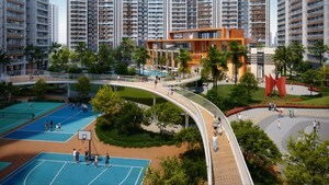 Balcony in 3 BHK Apartment at The Prestige City, Siddharth Vihar – for Sale