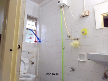 Bathroom in 2 BHK Apartment at Sanskruti Kunj, Paud Road – for Rent