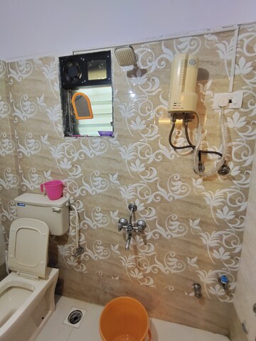 Bathroom in 2 BHK Apartment at Simran Palace Apartments, Sanpada – for Rent