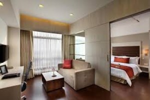 Living Room in Studio Apartment at Mahagun Sarovar Portico, Vaishali Sector 2 – for Sale