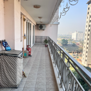 Balcony in 3 BHK Apartment at DLF The Skycourt, Nawada Fatehpur – for Sale