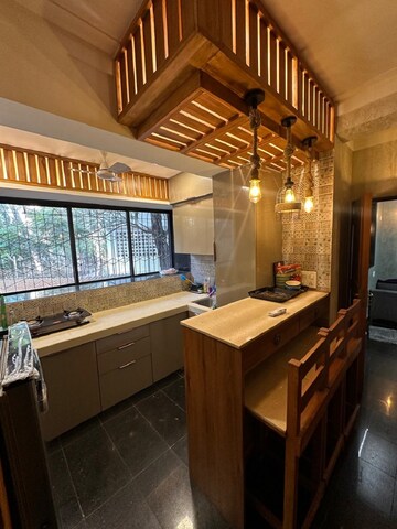 Living Room in 1 BHK Apartment at Bandra West – for Rent
