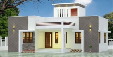 2 BHK Villa – Exterior View View at Olavakkode - for Sale