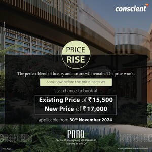 3 BHK Apartment For Sale in Conscient Parq, Sector 80