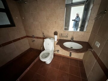 Bathroom in 2 BHK Apartment at Ahura Sky Lounge, Tingre Nagar – for Rent