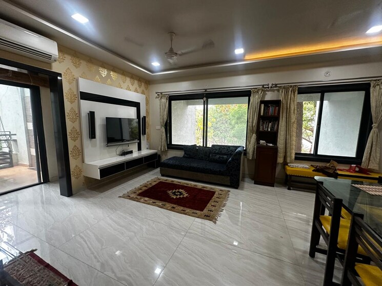 Living Room, allamanda-apartment 3 Bedroom 1800 Sq.Ft. Apartment In Kalyani Nagar Pune 8617995