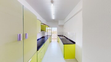 Kitchen in 3 BHK Apartment at DLF Westend Heights New Town, Akshayanagar – for Sale