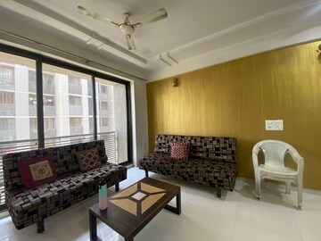 Living Room in 2 BHK Apartment at Ratnaakar Richmond Grand, Makarba – for Rent