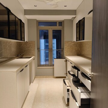 Kitchen in 3 BHK Apartment at Oberoi Sky City, Khande Rao Dongari – for Rent