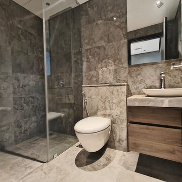 Bathroom in 3 BHK Apartment at Oberoi Sky City, Khande Rao Dongari – for Rent
