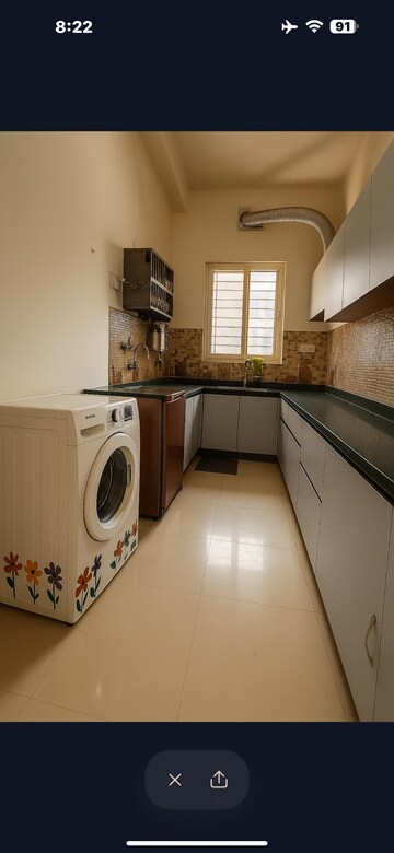 Kitchen in 3 BHK Apartment at Palam Vihar Residents Association, Palam Vihar – for Rent