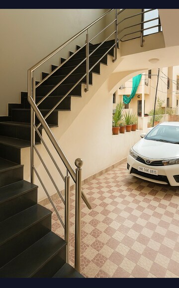 Staircase in 3 BHK Apartment at Palam Vihar Residents Association, Palam Vihar – for Rent