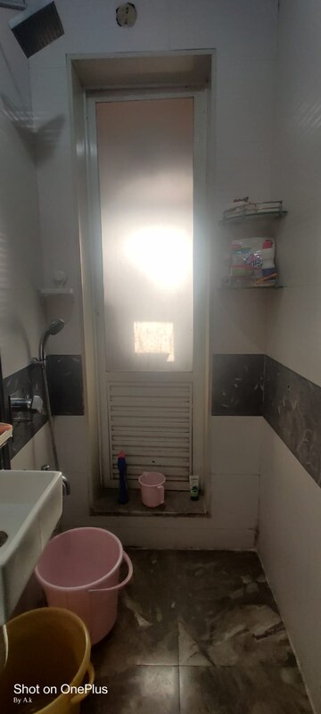Bathroom in 3 BHK Apartment at Panchvati CHS Powai, Powai – for Rent